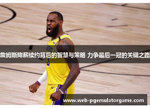 詹姆斯降薪续约背后的智慧与策略 力争最后一冠的关键之路